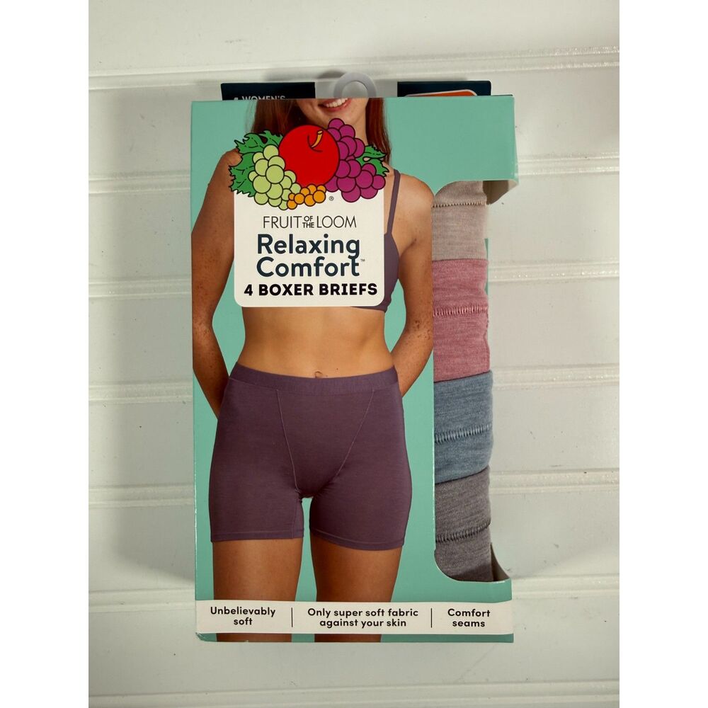 New Fruit of the Loom Boxer Briefs - Womens